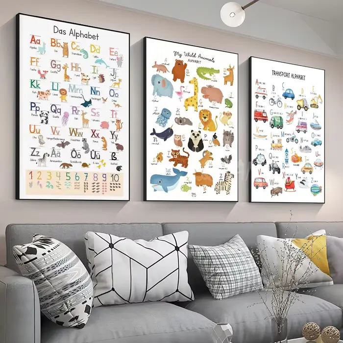 Affiche Auto-Adhésive en Papier Imperméable pour Salle de Jeux