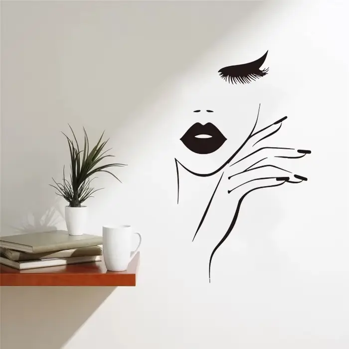 Autocollant mural pour Salon de manucure