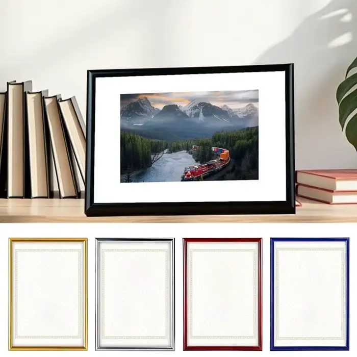 Cadre décoratif A4 en PVC pour certificat