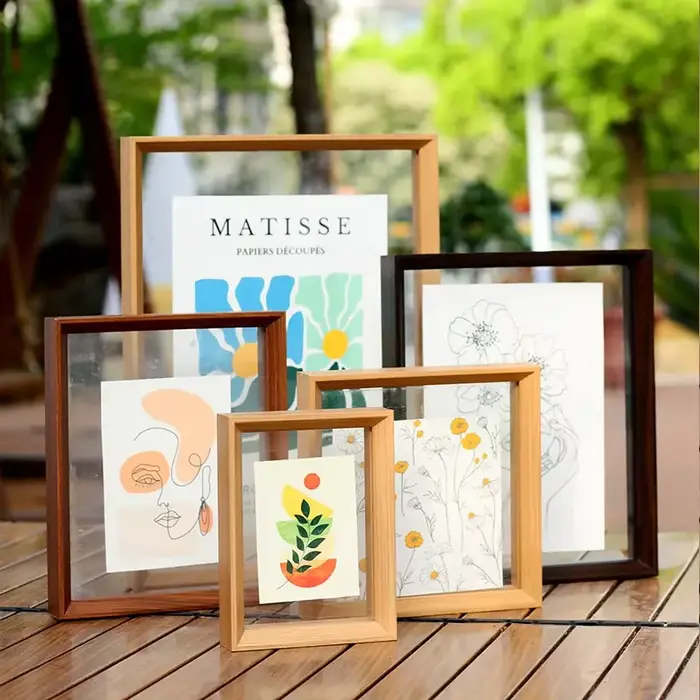 Cadres photo en bois massif