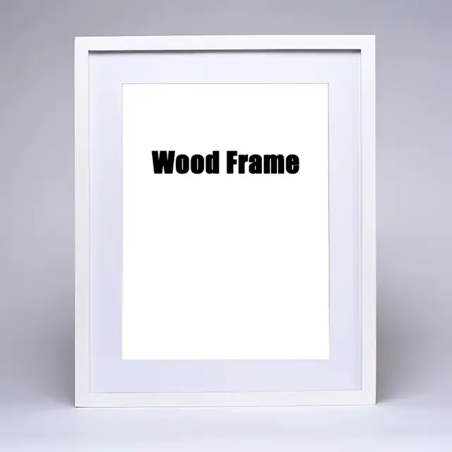 Cadre Photo en bois naturel 20X30 25X30 26.5X38cm, cadre de couleur noir et blanc pour images, cadre