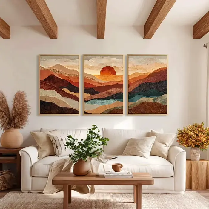 Peinture sur toile sans cadre