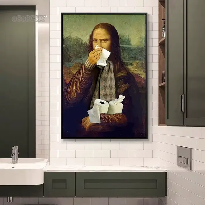 Affiches sur toile de salle de bains