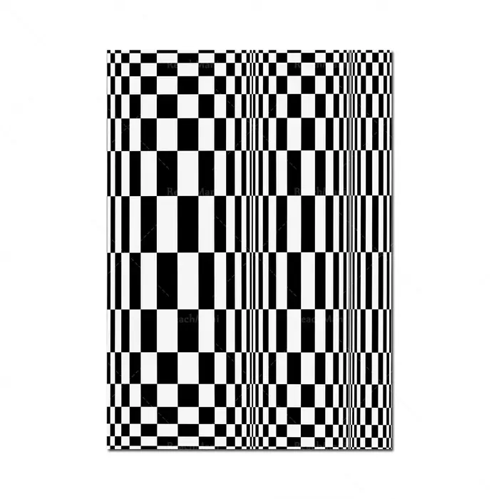 Art d'illusion d'optique: impressions géométriques abstraites en noir et blanc, impressions d'art contemporain, peintures murales scandinaves modernes, geo moderne