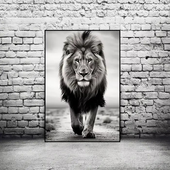 Peintures sur toile de lion