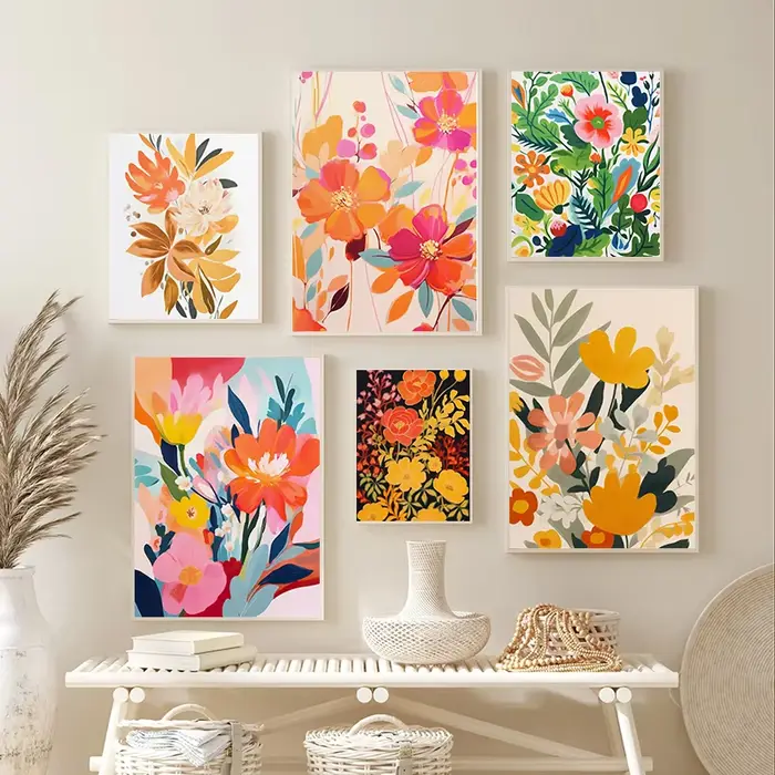 Peinture de fleurs de Gouache