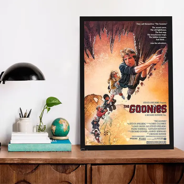 Affiche de carte au trésor des Goonies