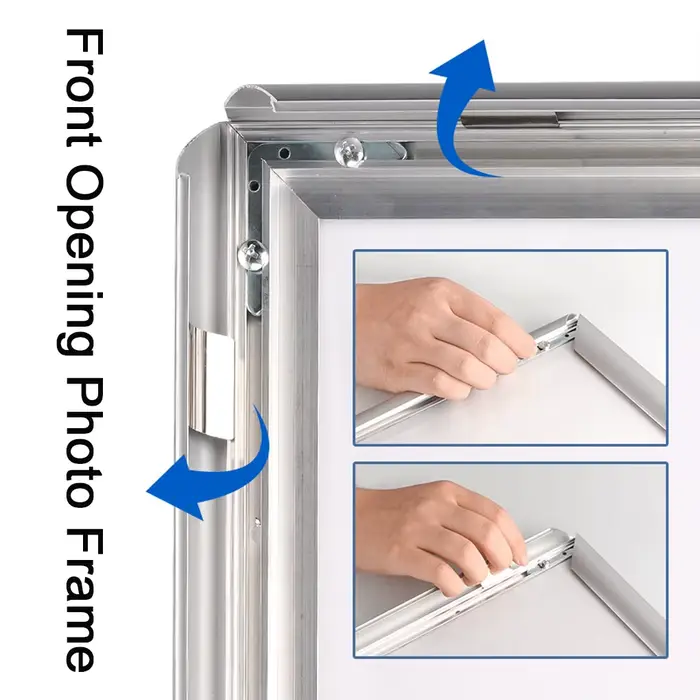 Cadre d'affiche en alliage d'aluminium