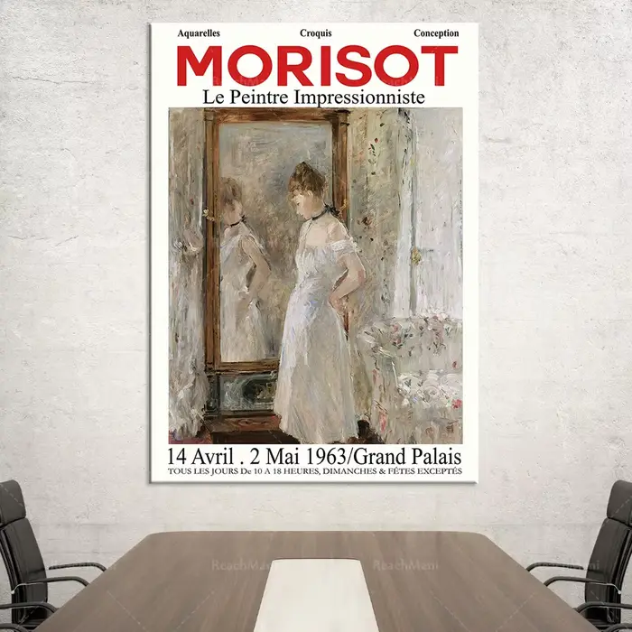 Berthe Morisot – affiche murale de musée médiévale