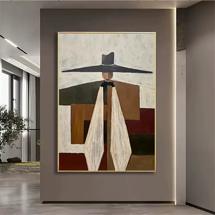 Peintures de figures abstraites faites à la main