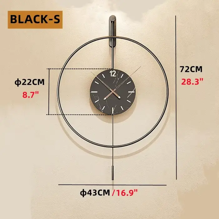 Grande horloge murale nordique pour salon bureau décoration murale montre d'art créative minimaliste