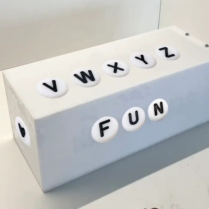126 autocollants de lettres de l'alphabet