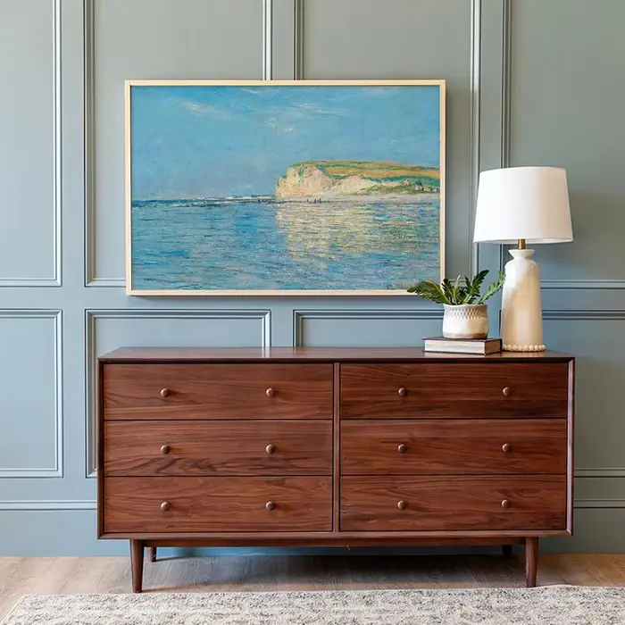 Impression sur toile de l'art de la peinture murale : Jardin de Monet