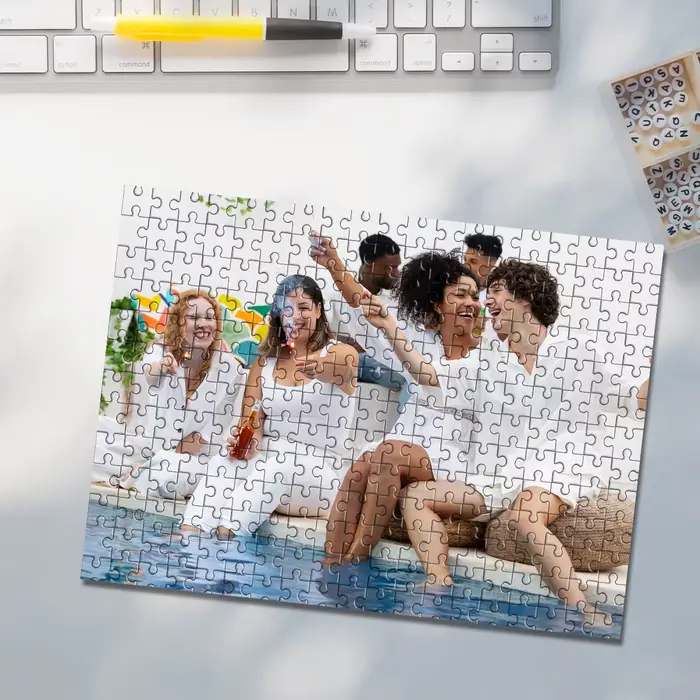 Puzzle Photo personnalisé, cadre Photo de fête, comme cadeau de souvenir Unique pour la famille et les amis, 35/300/500/1068 pièces