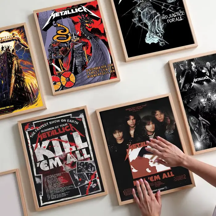 M-METALLICA Band – impressions et affiches de bonne qualité