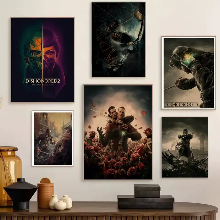 Affiche Vintage de jeu Dishonored