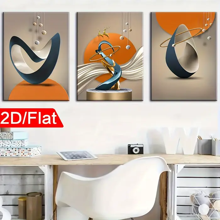 Peintures sur toile encadrées modernes