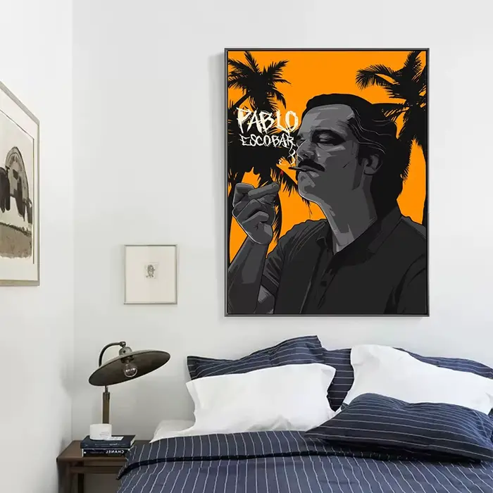 Affiche murale du seigneur Pablo Escobar Narcos Mugshot