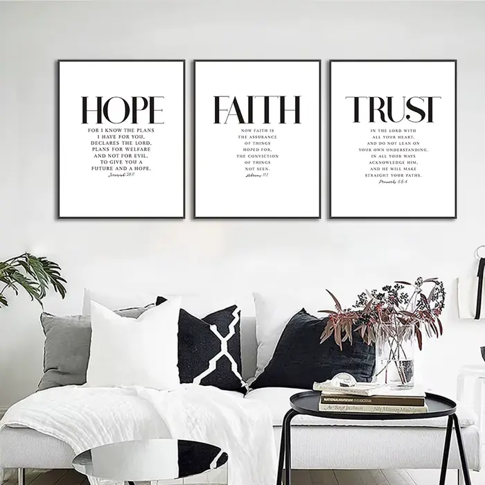 Affiche murale verset de la Bible