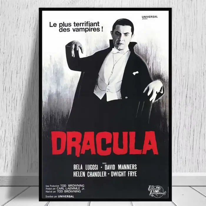 Vintage classique Horrible Vampire Film Dracula affiche imprime HD image toile peinture