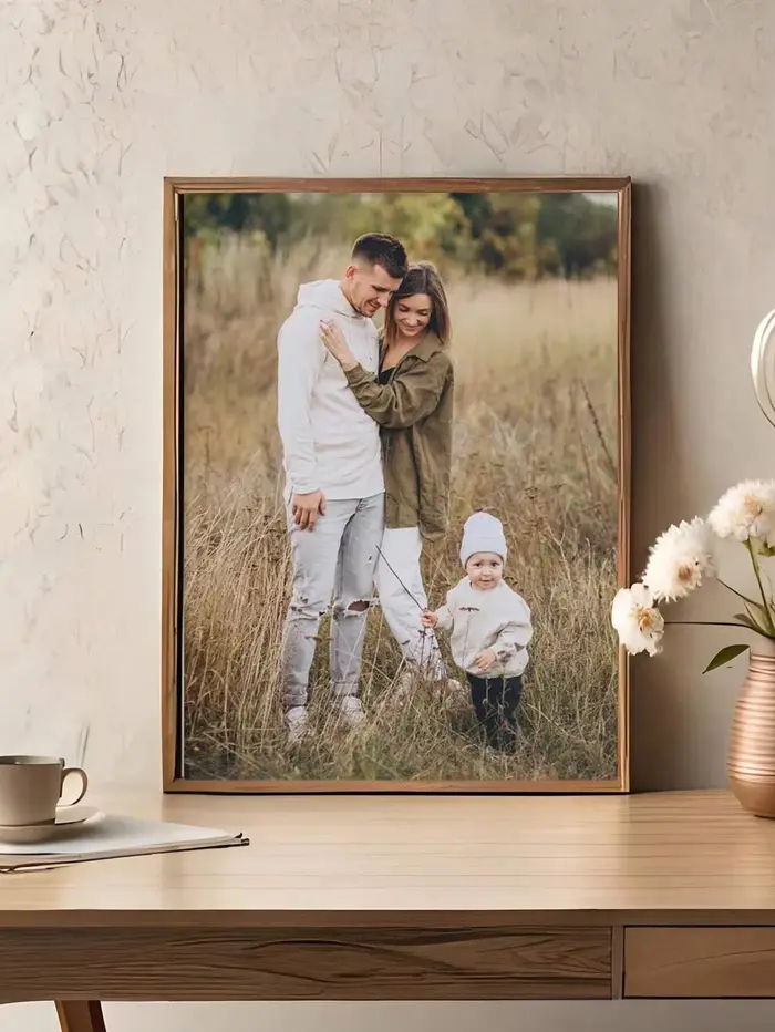 Affiche en toile personnalisable avec cadre