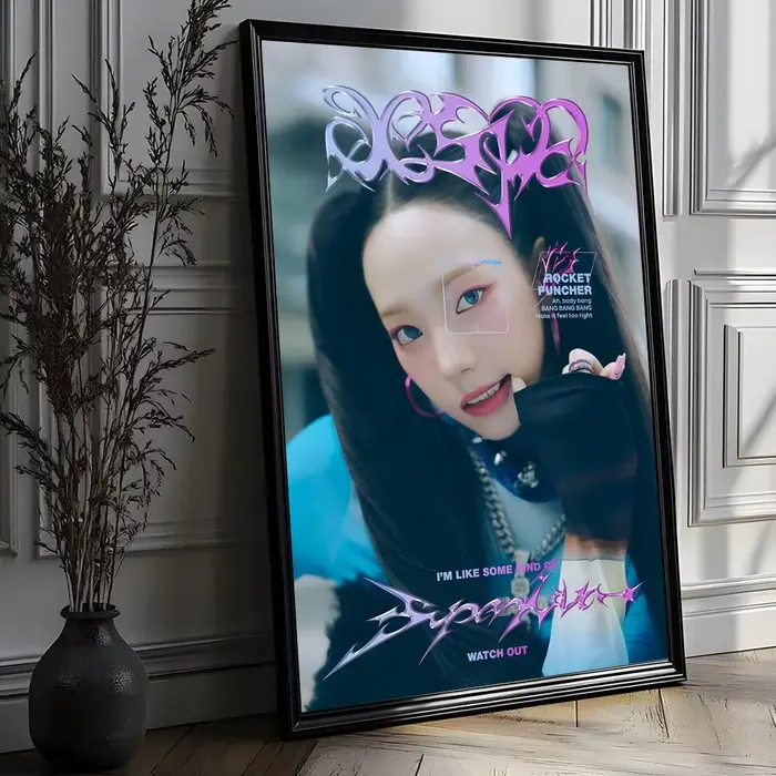 Affiche de musique pop coréenne A-Aespa