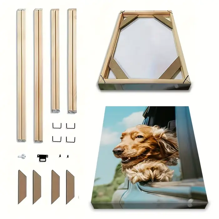 Cadre de toile en bois pour bricolage