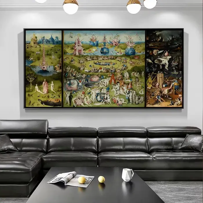 Hieronymus Bosch-Affiche de Peinture sur Toile