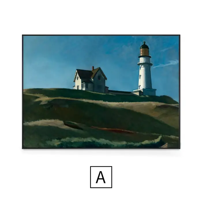 Edward Hopper meilleur papier peint mur Art toile peinture affiches imprime moderne peinture mur pho
