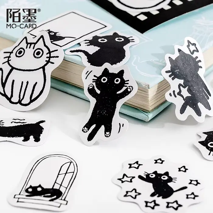 45 pièces/lot – Lot de mini autocollants mignons pour carnet de notes