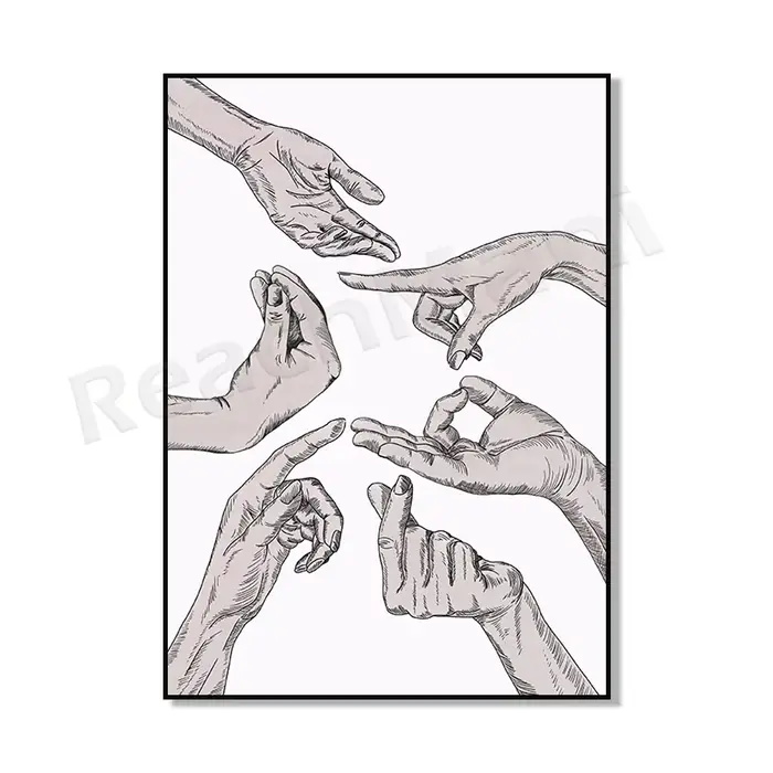 Impression italienne, gestes de mains italiennes