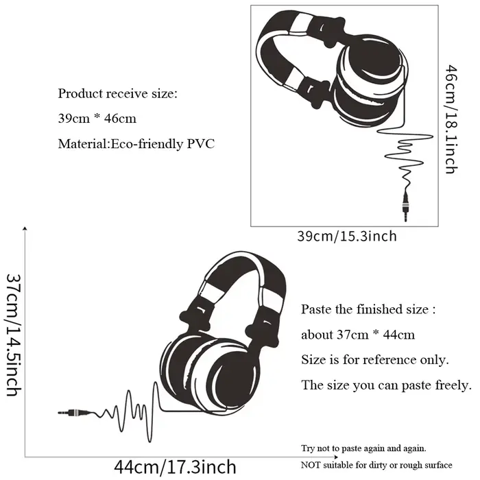 Autocollant mural créatif pour casque de jeu