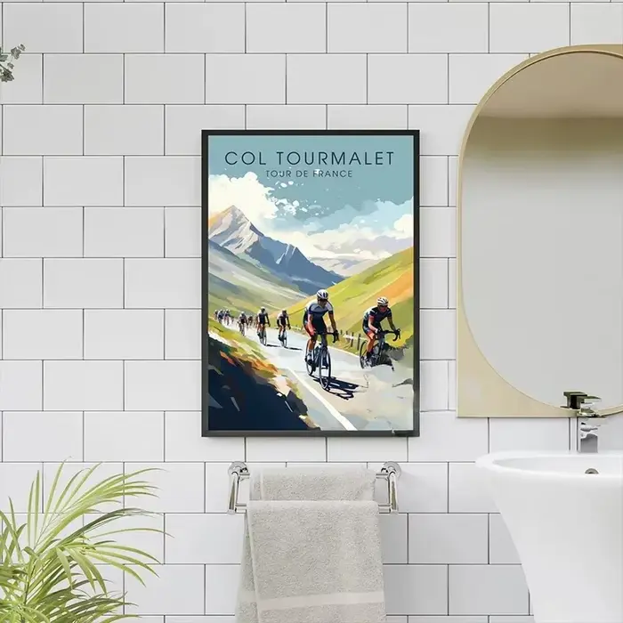 Affiche De vélo et cycliste Tour De France