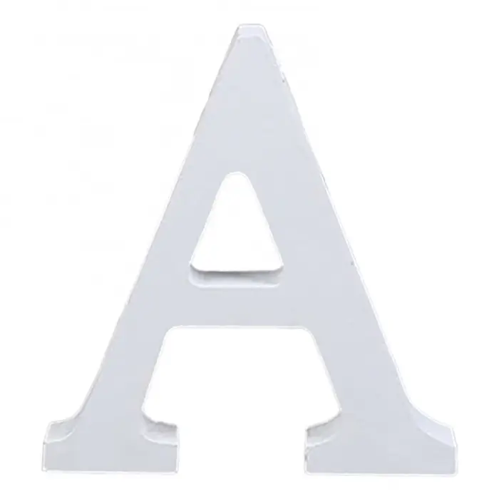 6cm nouveau 1pc grande lettre en bois Alphabet tenture murale fête de mariage maison boutique décoration