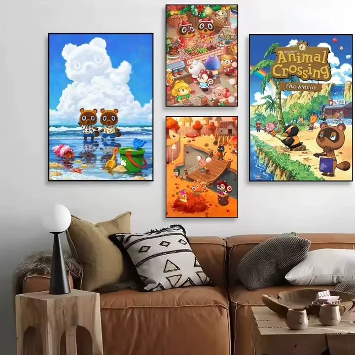 Affiches de dessins animés Animal Crossing