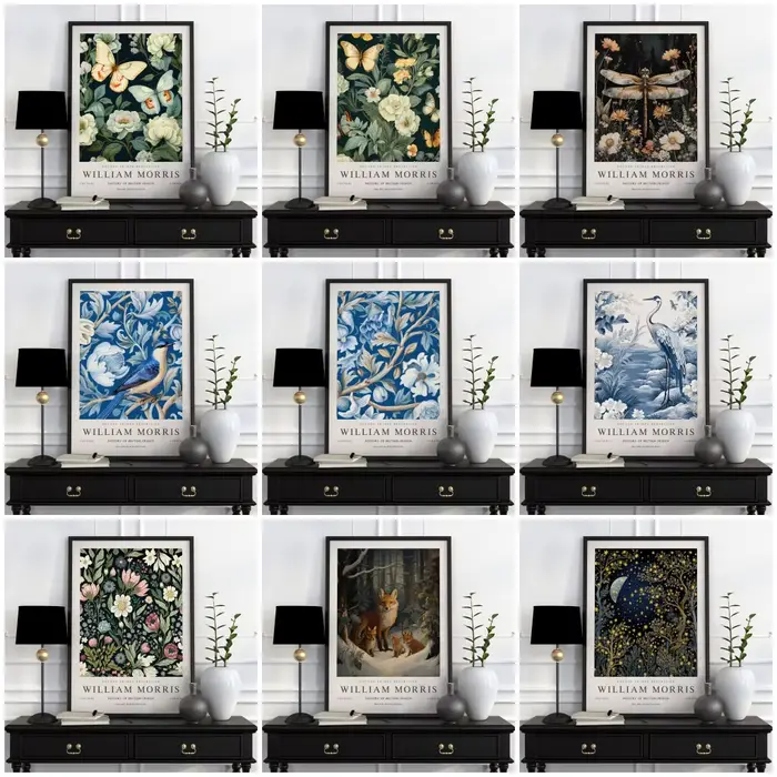 Affiche neutre de William Morris