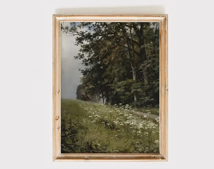 Vintage campagne mur Art impression rétro rustique printemps vues naturelles toile peinture paysage affiche photo décor à la maison