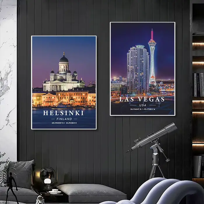 Affiches et impressions sur toile de paysages de Paris