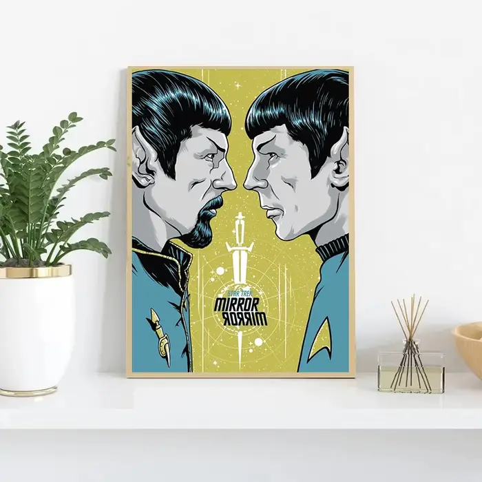 Toile imprimée de film Star Trek_ Bridge Commander, affiches Vintage, images d'art murales pour salon, décoration de maison, Cuadros