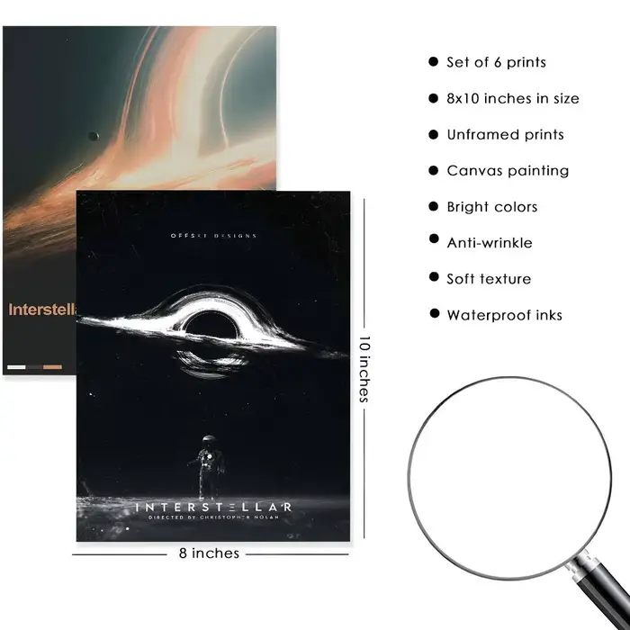 Affiche de film classique i-interstellar
