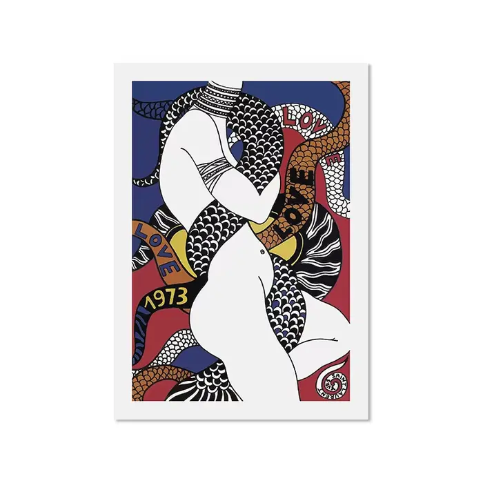 Affiche de Mode Vintage de Marque de Luxe Française, Affiches d'Amour, Impressions d'Art Murales d'E