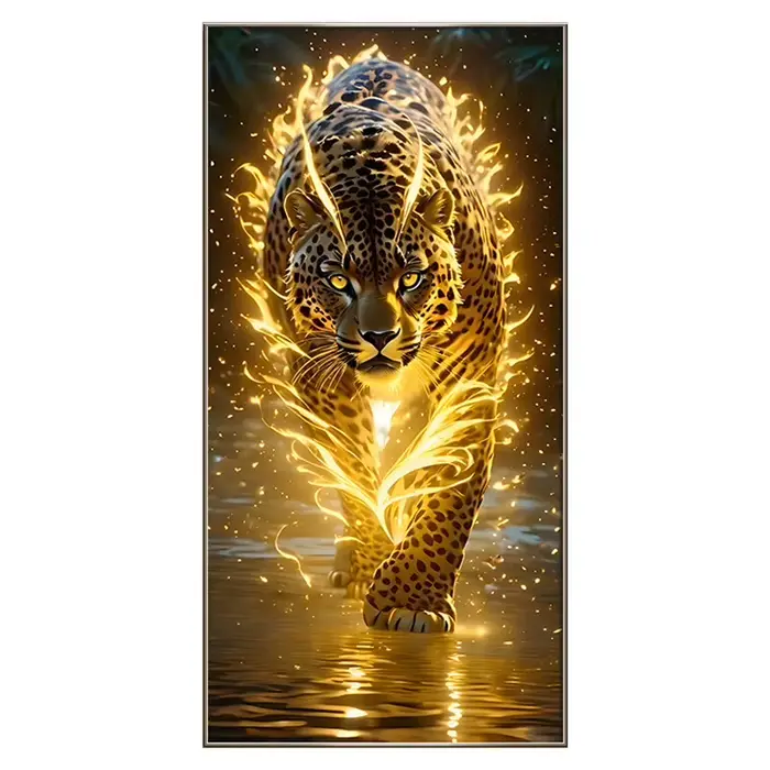 Nouvelle peinture décorative de style chinois pour hall d'entrée avec une bonne symbolique, vase, salon, couloir, murale de fond, LED