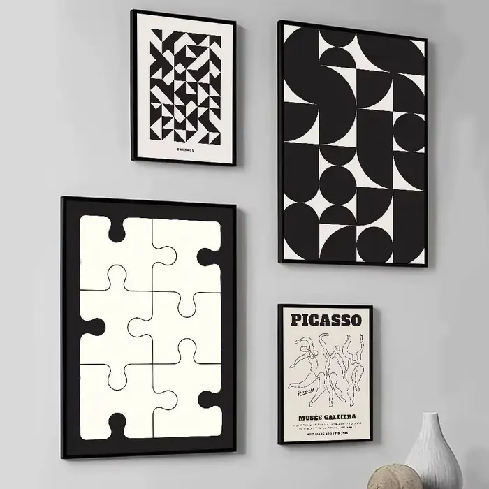 Affiche de croquis de femme Matisse noir et blanc