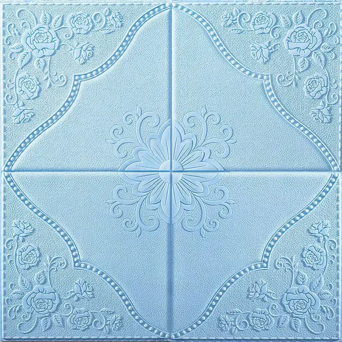 Papier peint auto-adhésif 3D pour décoration de plafond et de toit