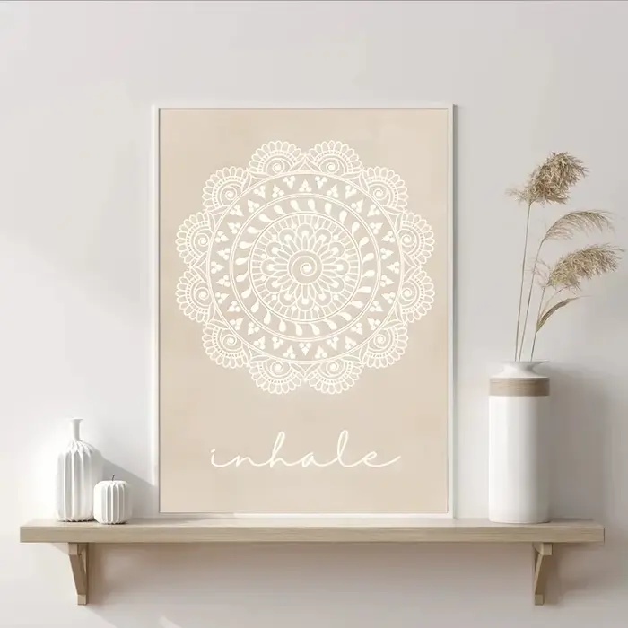 Toile d'art mural Mandala abstrait
