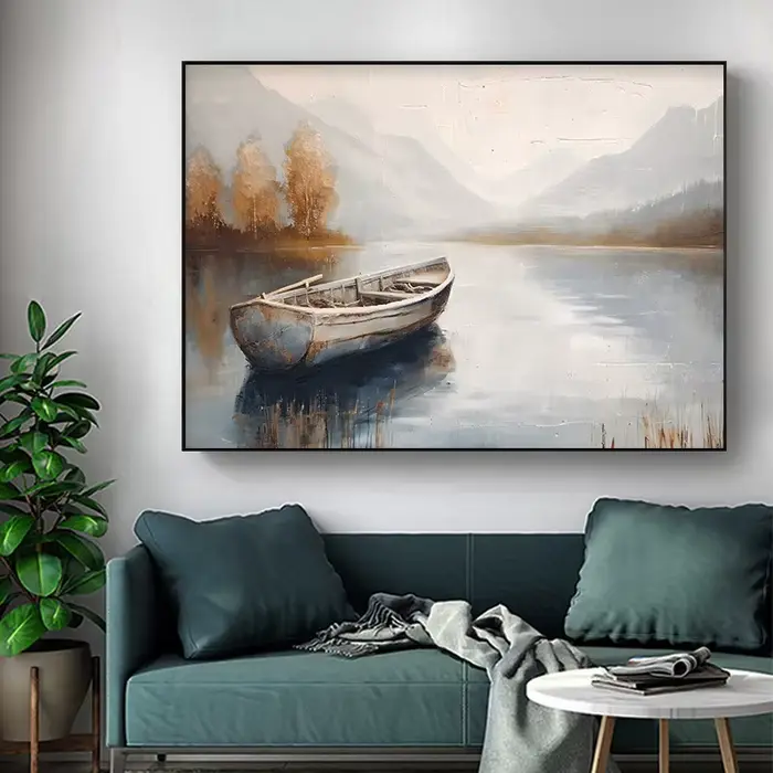Toile d'art mural de paysage Vintage