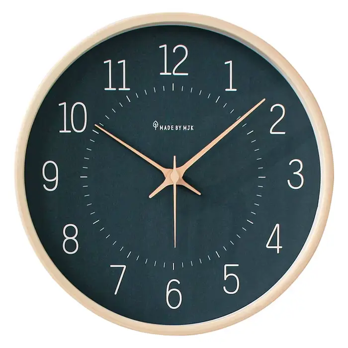 Salon moderne horloge murale en bois chambre maison décoration