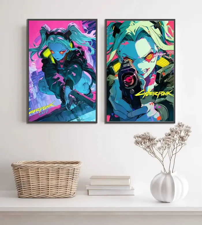 Affiche auto-arina de film Cyberpunk