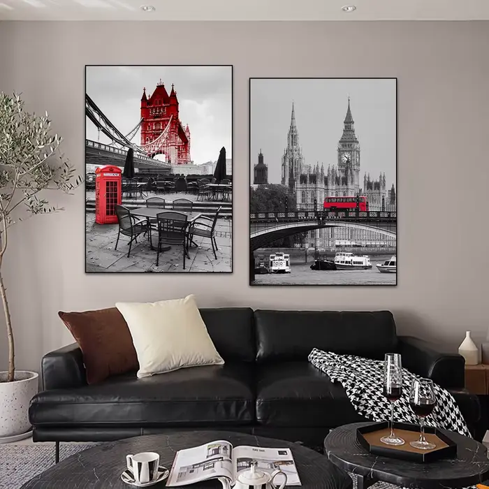Affiche sans cadre tour Eiffel