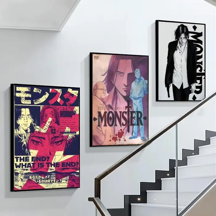 Monster Anime – Art mural rétro classique